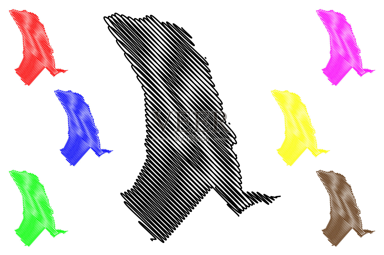 肯尼亚海岸塔纳河县插画图片素材