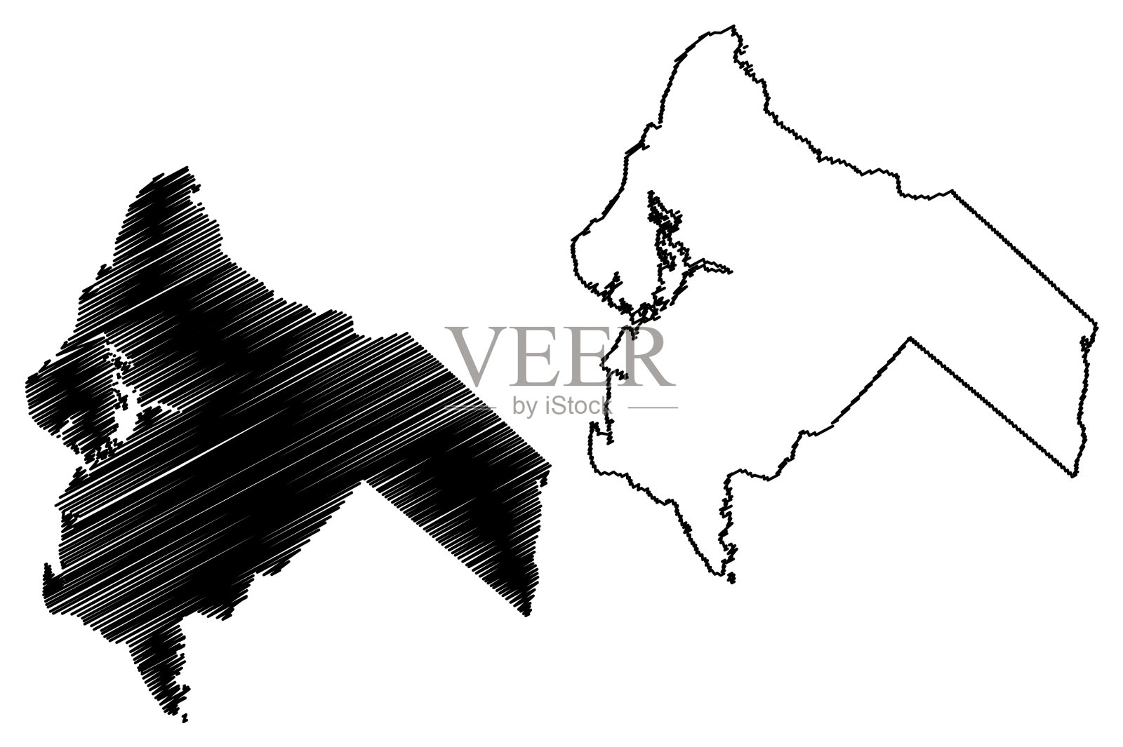 美国新泽西州塞勒姆县插画图片素材