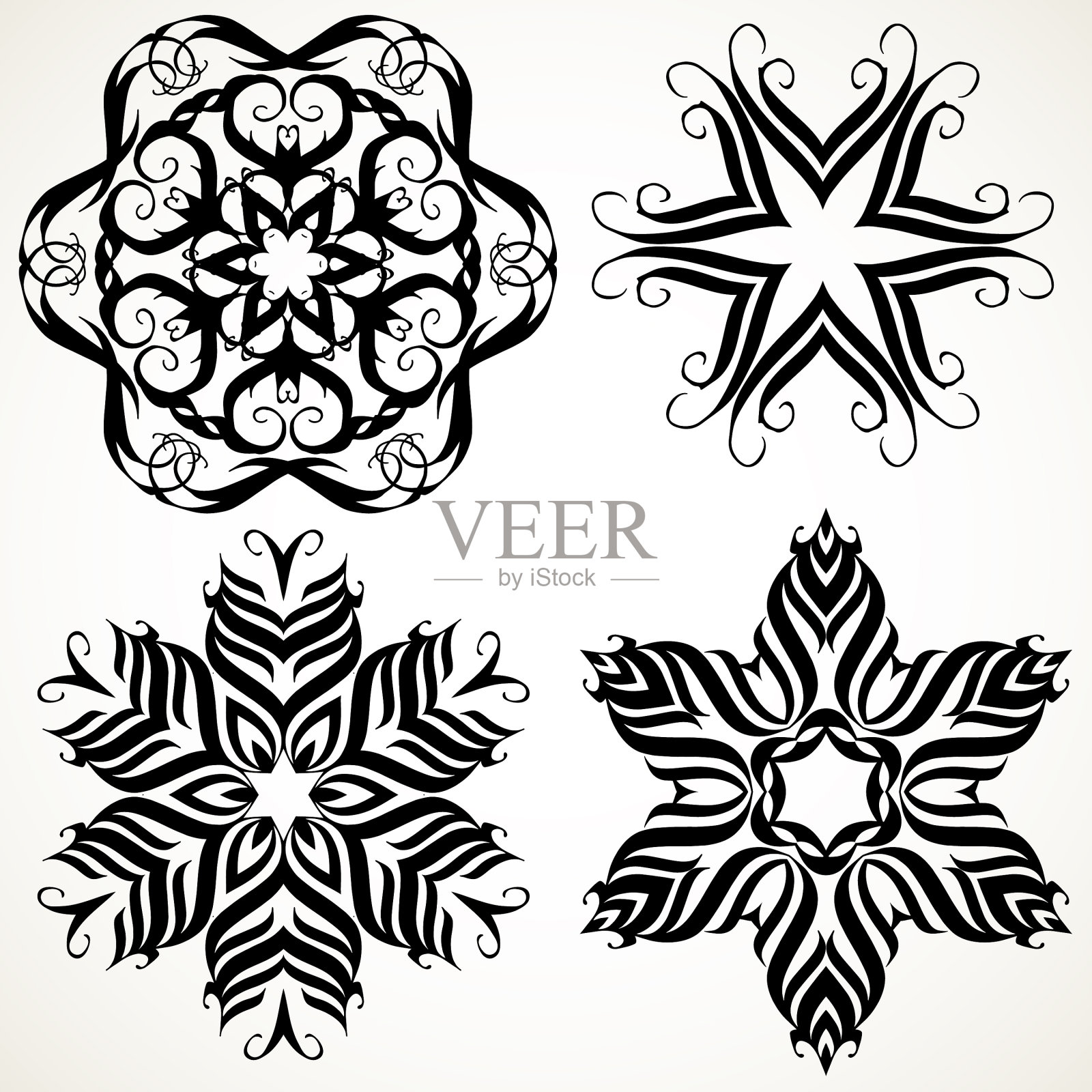 曼荼罗(坛场)华丽的涂鸦插画图片素材