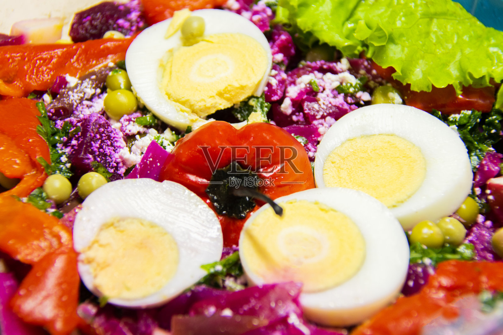 亡灵节的传统危地马拉菜肴：冷盘沙拉照片摄影图片