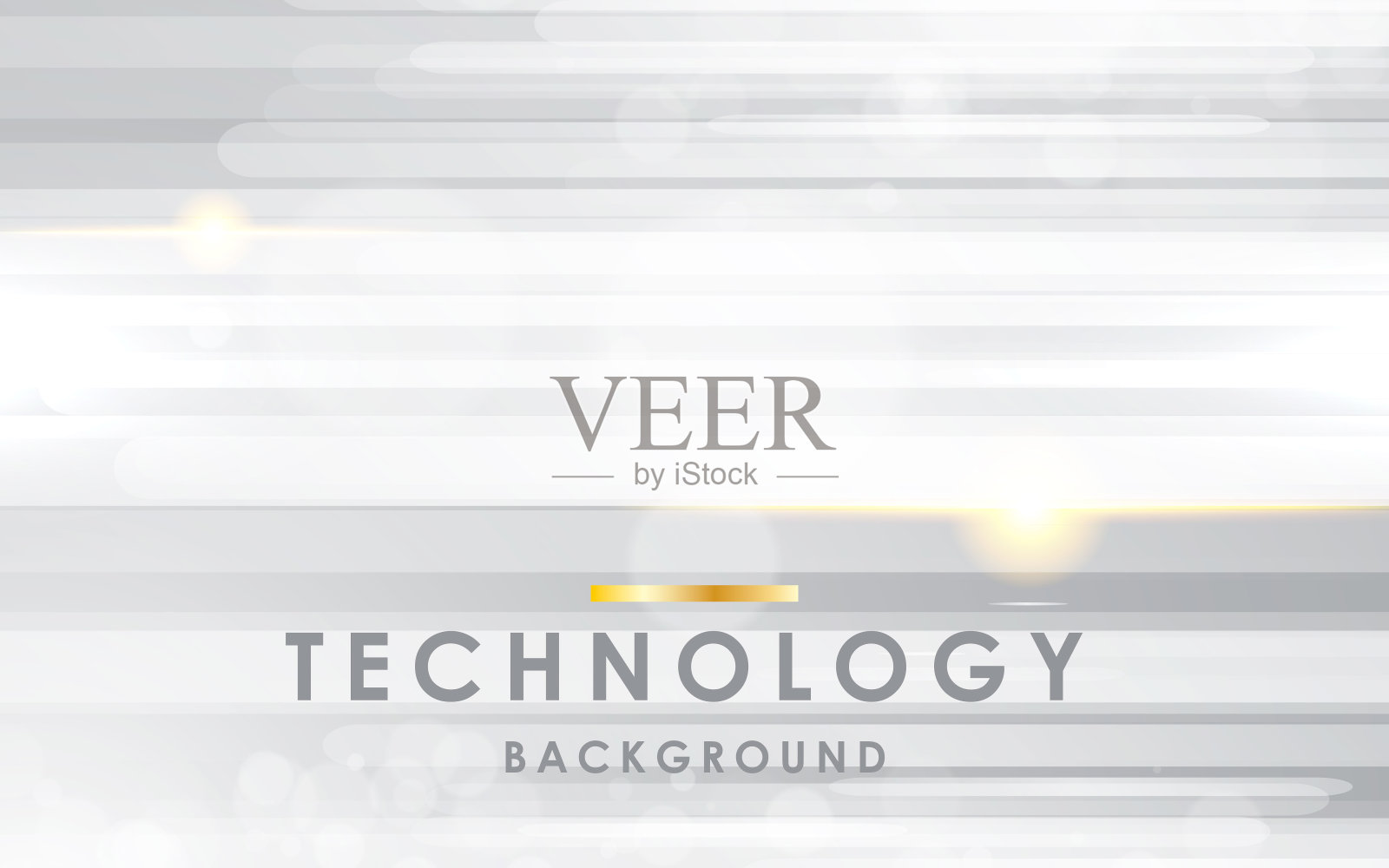 摘要光银色背景矢量。白色背景的技术。插画图片素材