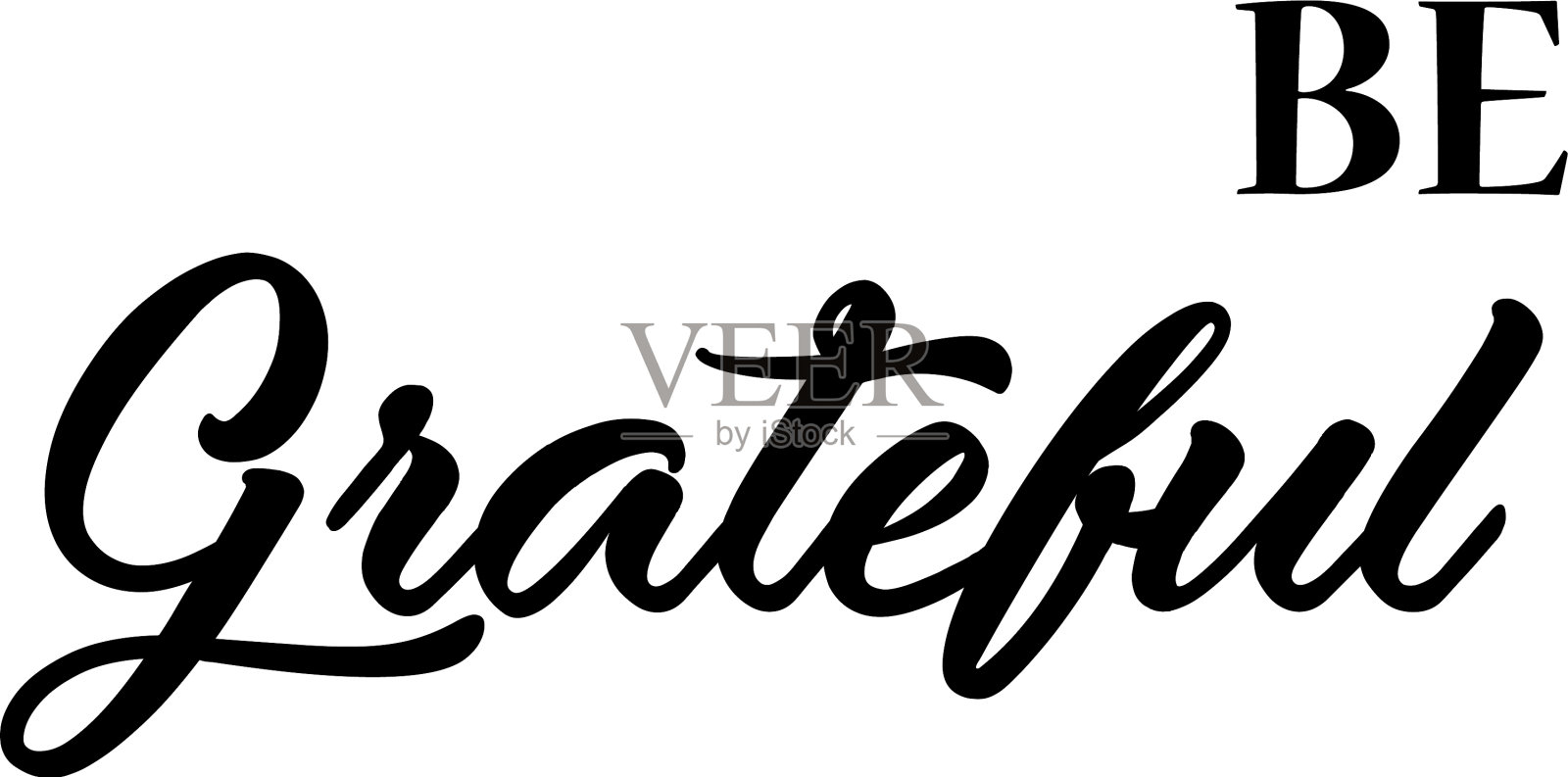 基督教口号设计-感恩插画图片素材