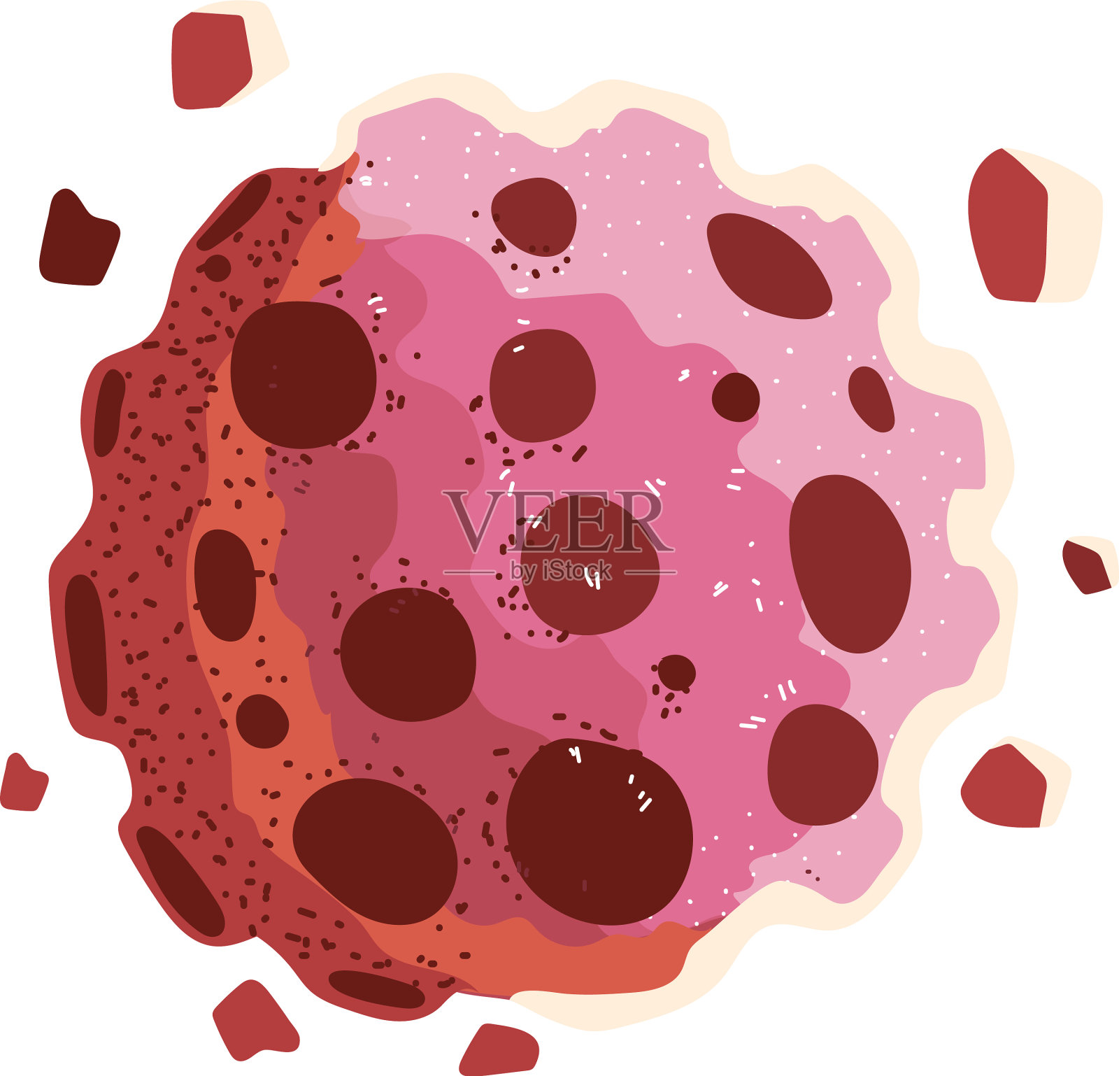 太空小行星宇宙宇宙轨道图标设计元素图片