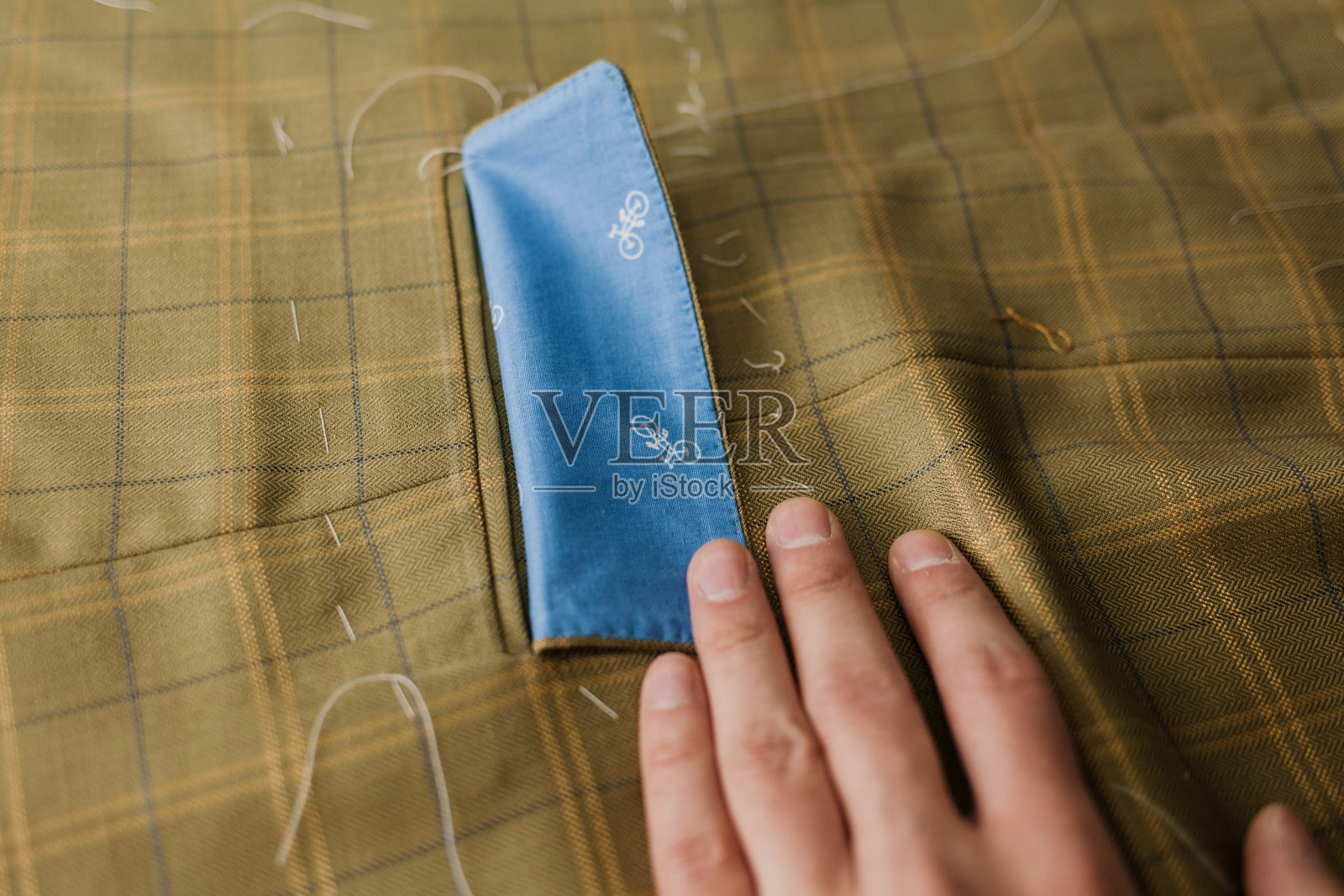 裁缝检查质量照片摄影图片