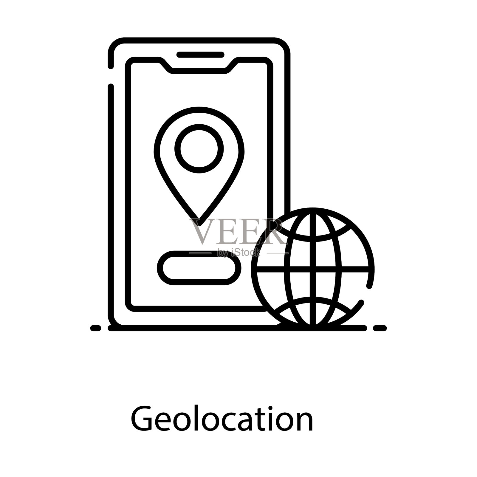 地理位置图标素材