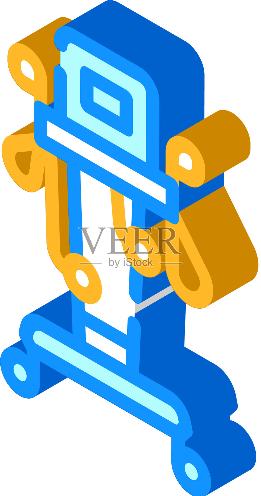 理疗综合等距图标设计元素图片