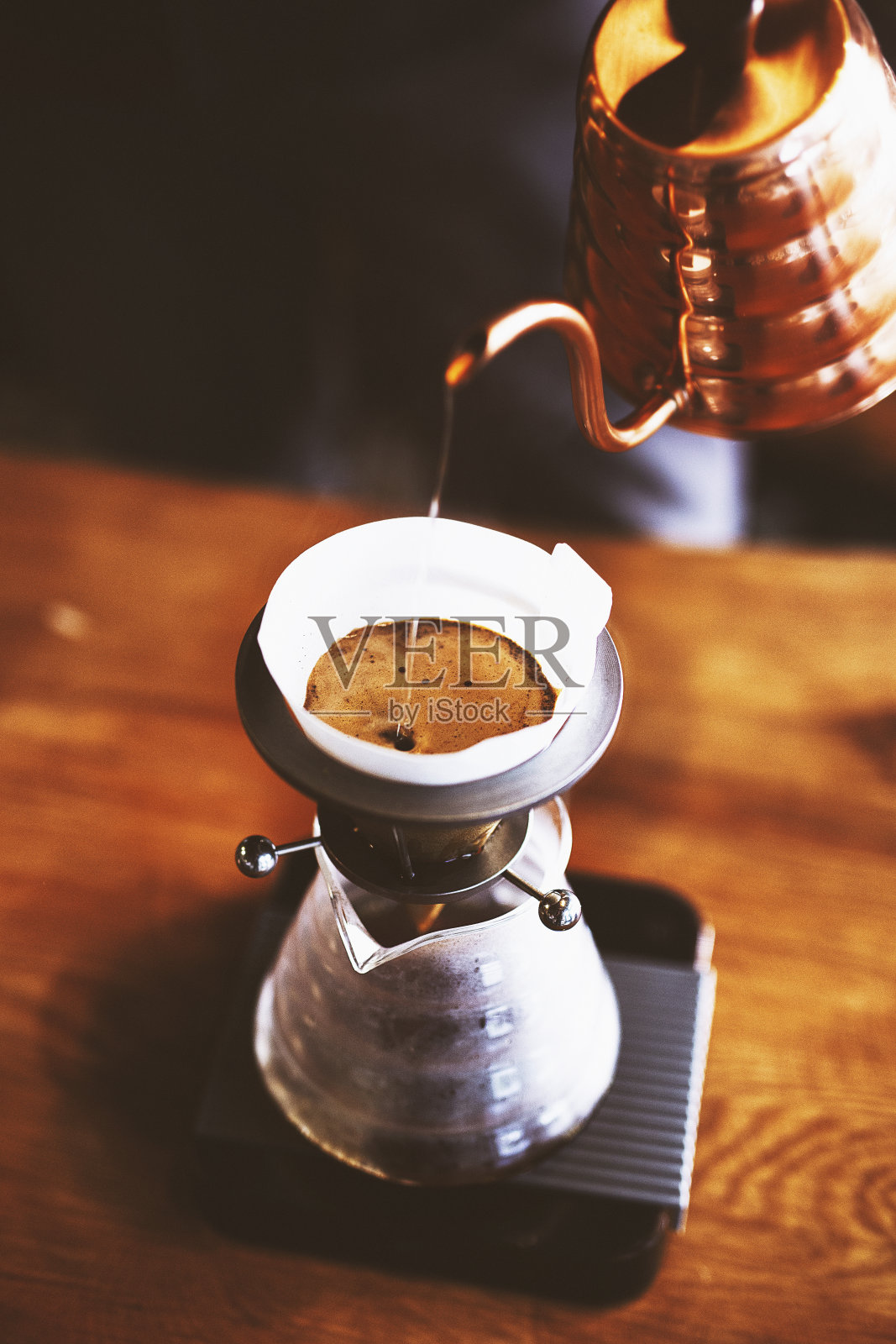 美味的过滤咖啡照片摄影图片