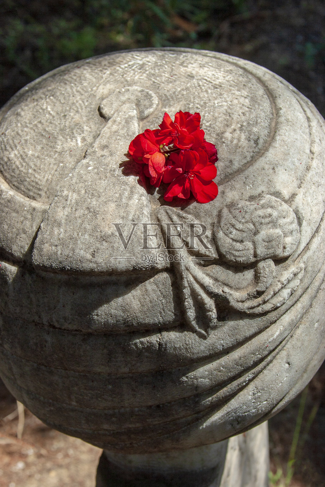 古老的土耳其大理石墓碑照片摄影图片