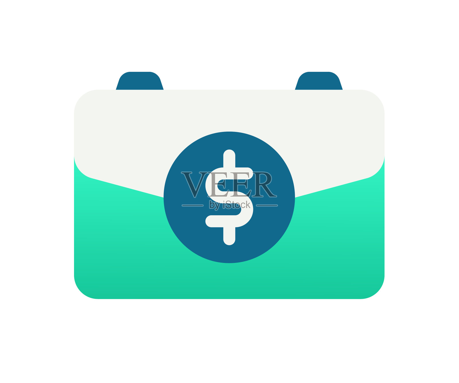 公文包理财包单孤立与图标图标素材