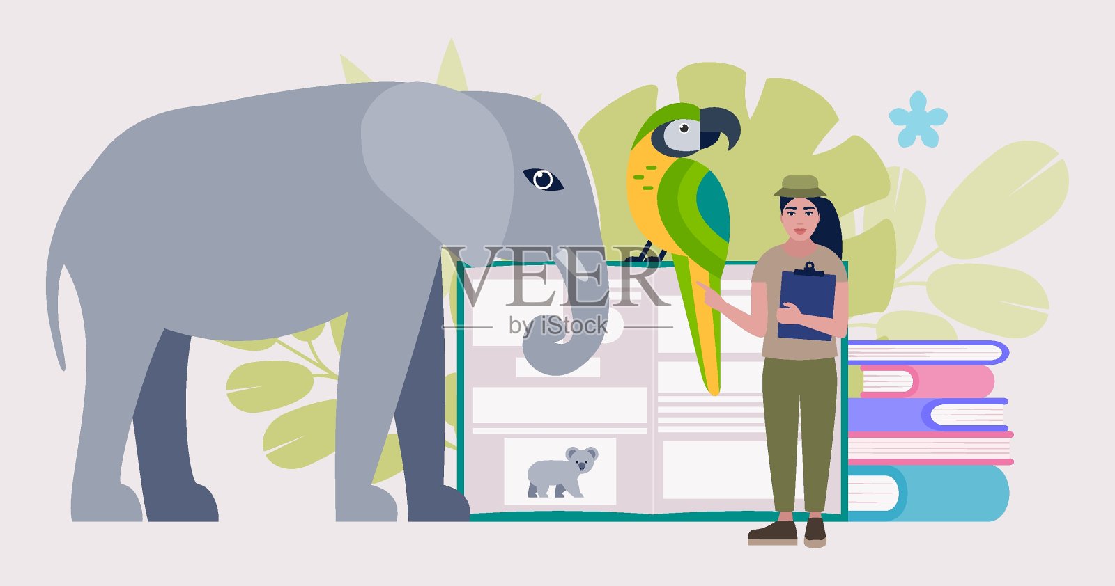 生态的概念插画图片素材