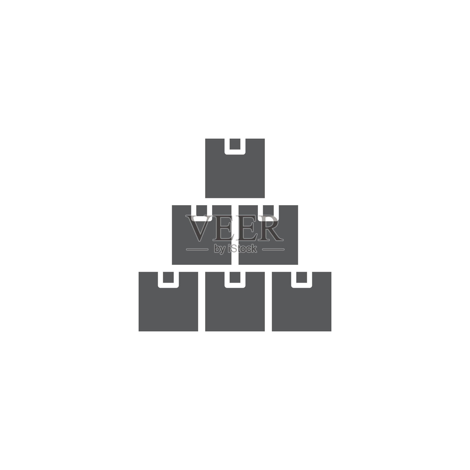 库存概念图标颜色线轮廓标志图标素材