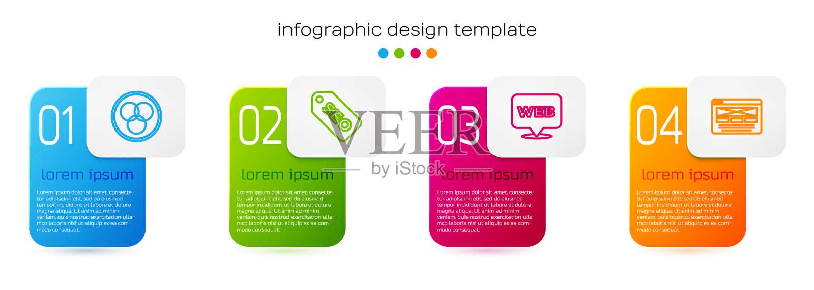 设置线RGB和cmyk颜色混合seo插画图片素材
