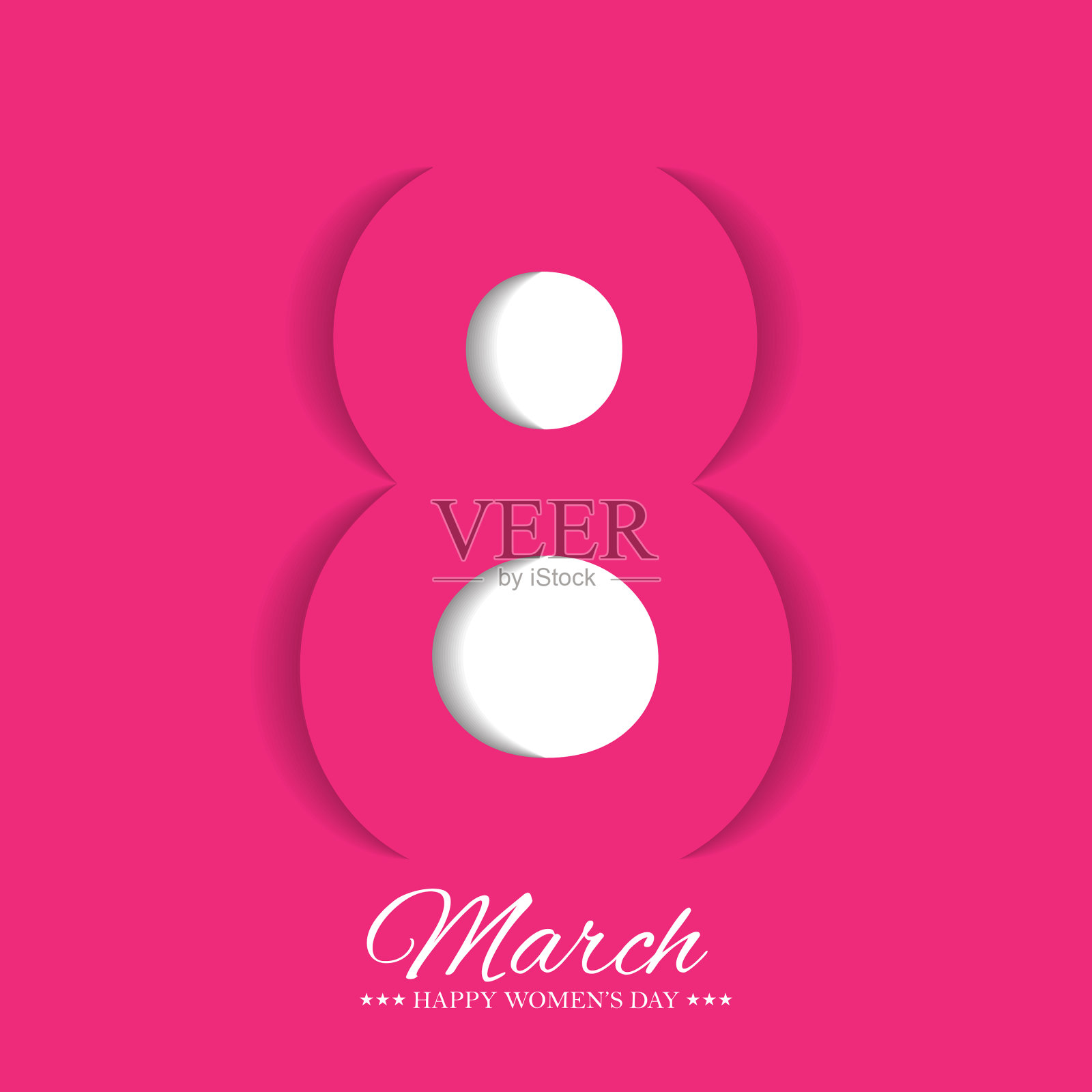 国际妇女节贺卡插画图片素材