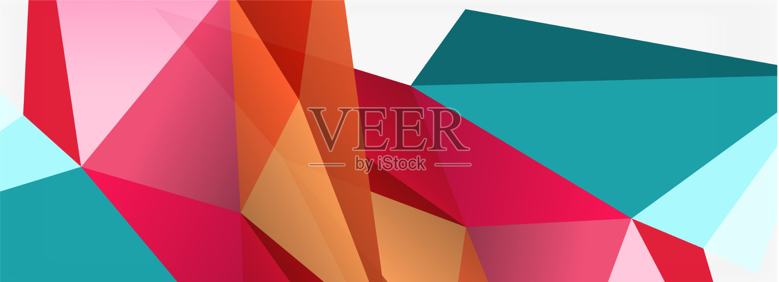 3d马赛克抽象背景低聚形状插画图片素材