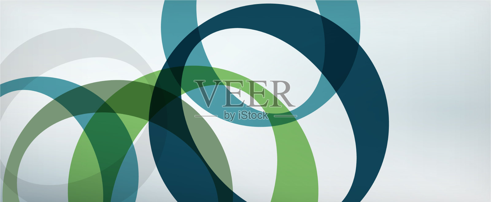 环形几何形状o字母重复插画图片素材