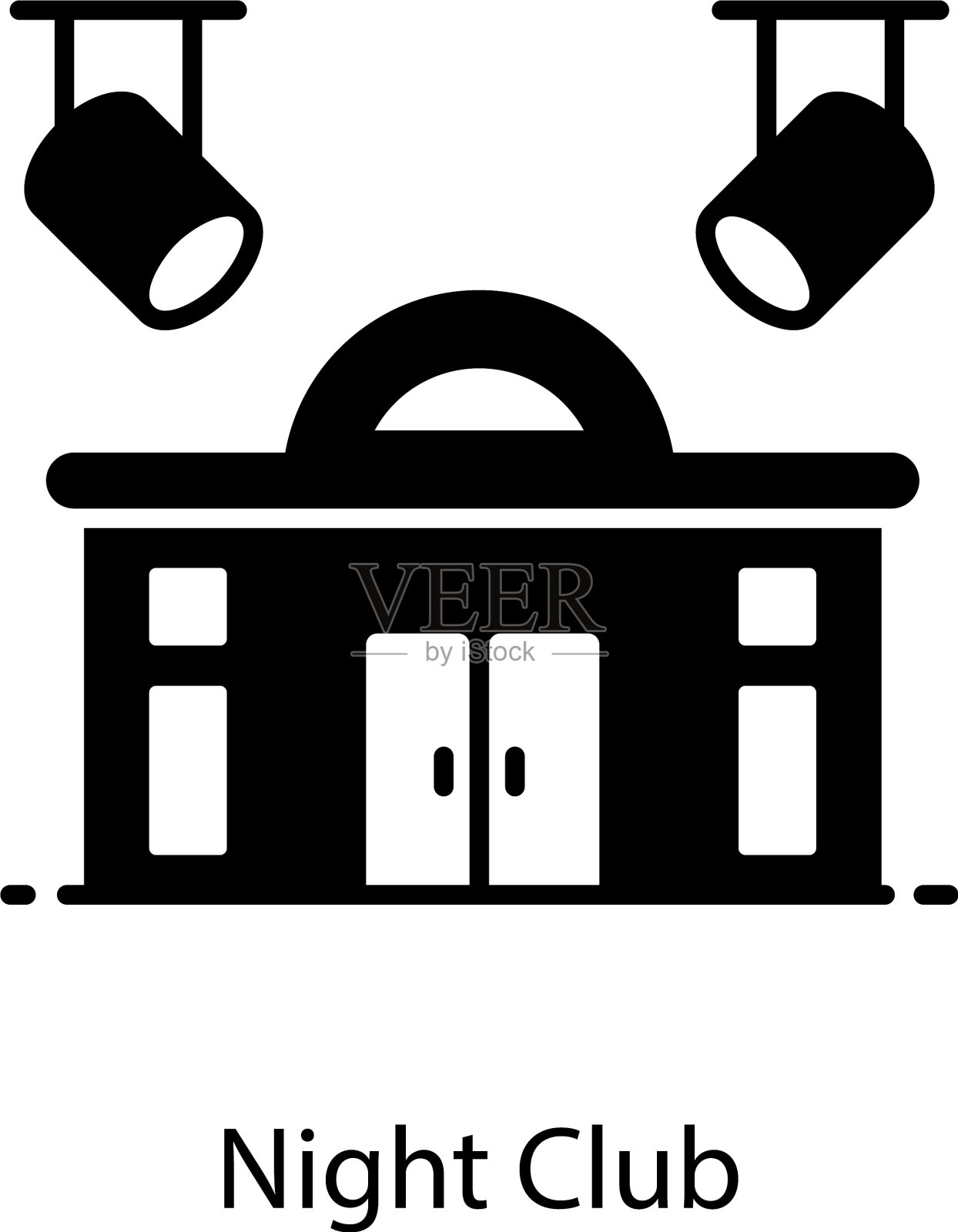 夜总会插画图片素材