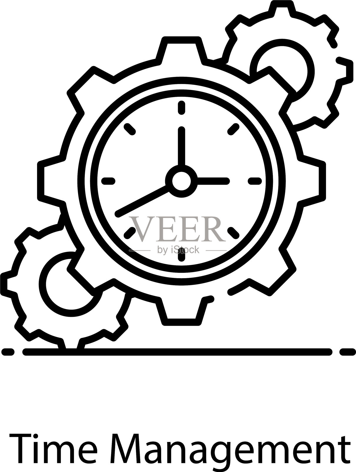 时间管理插画图片素材