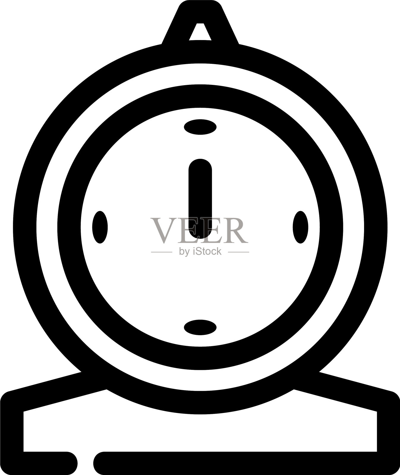 报警图标或标志隔离标志符号图标素材