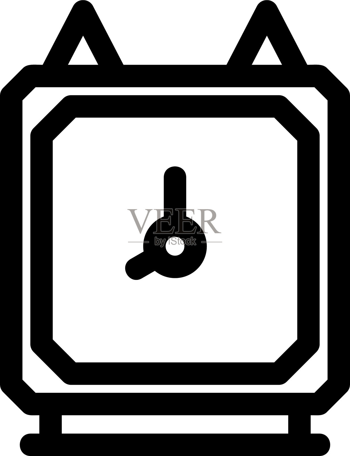 报警图标或标志隔离标志符号图标素材