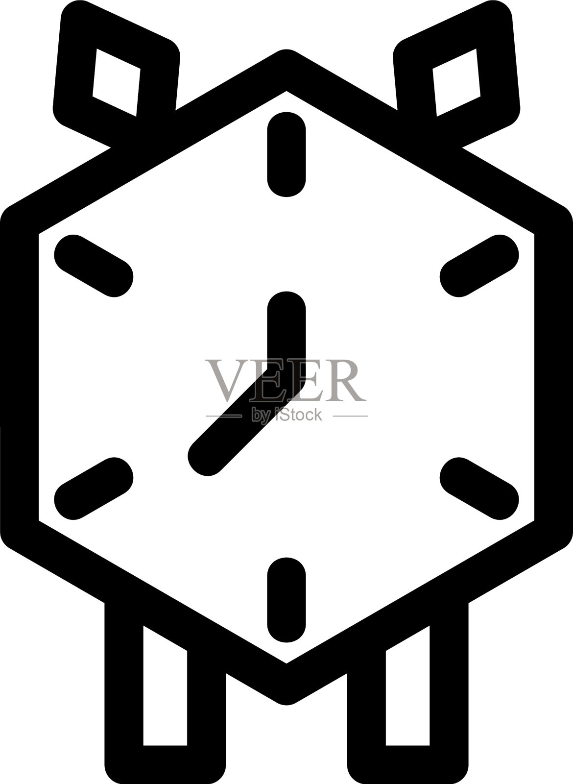 报警图标或标志隔离标志符号插画图片素材