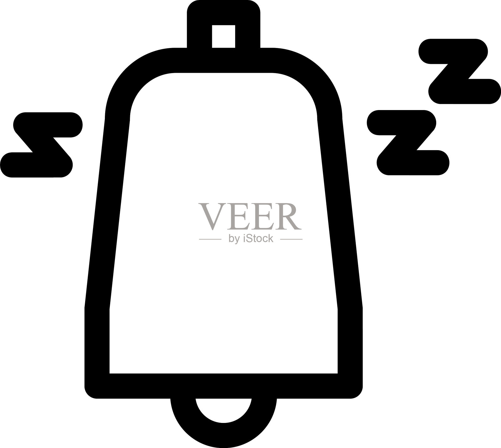 报警图标或标志隔离标志符号插画图片素材