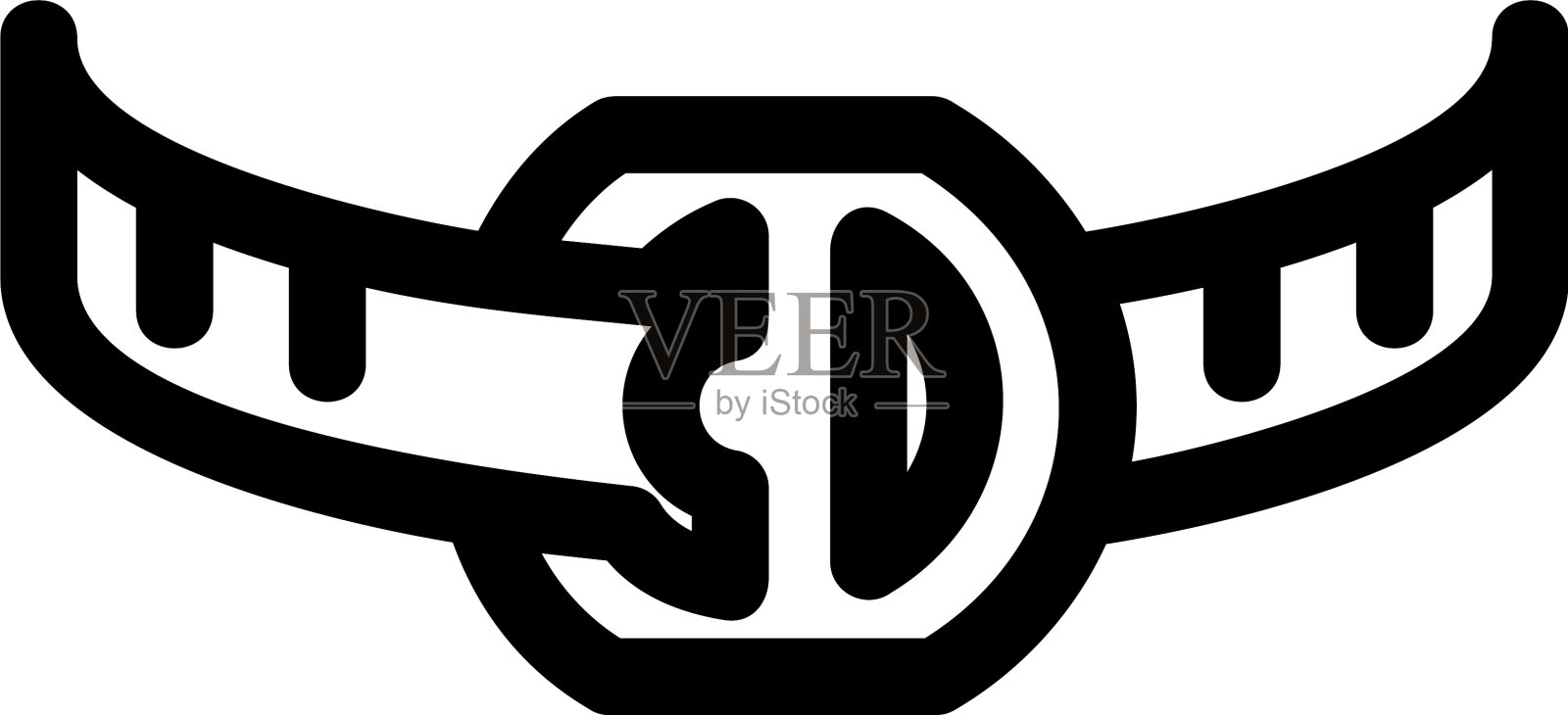 皮带图标或标志孤立标志符号设计元素图片