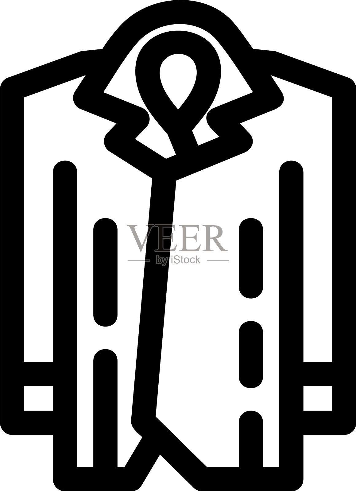 运动上衣图标或标志孤立的标志符号插画图片素材