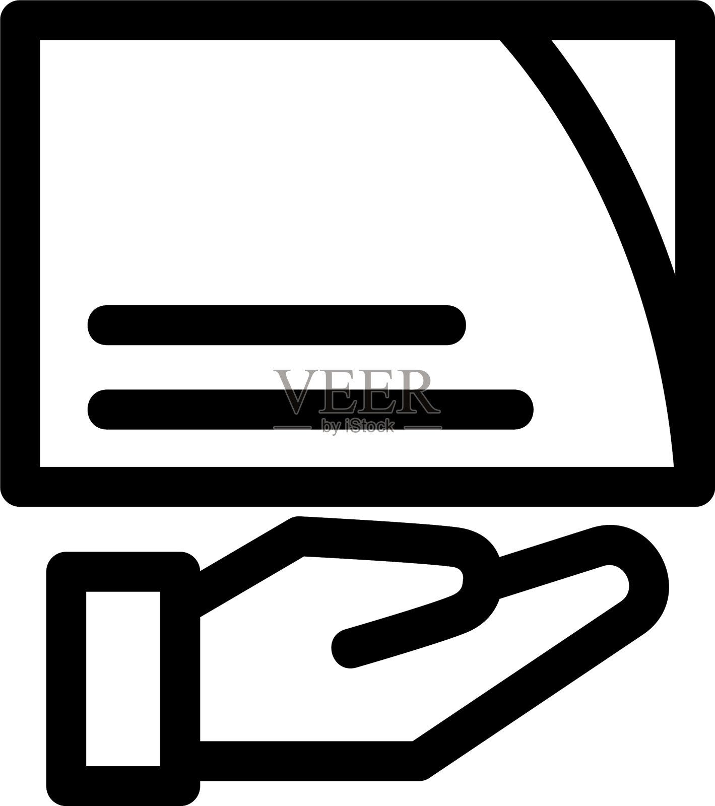 名片图标或标志孤立标志符号插画图片素材