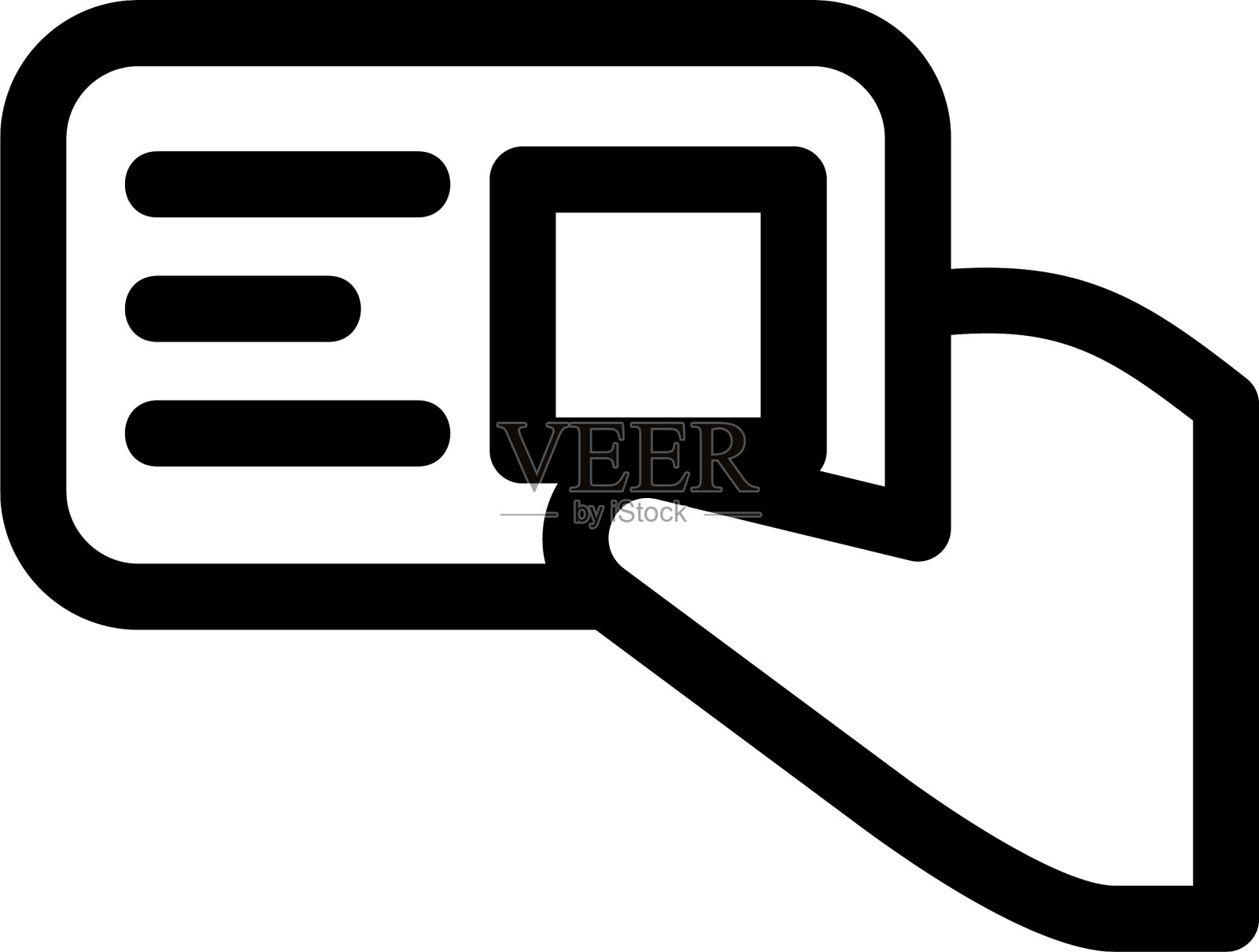 名片图标或标志孤立标志符号插画图片素材