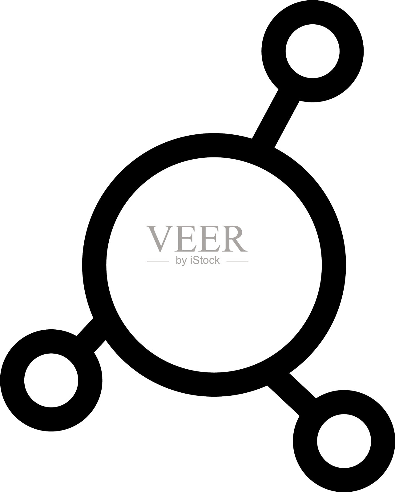 DNA螺旋标志或标志孤立标志符号插画图片素材