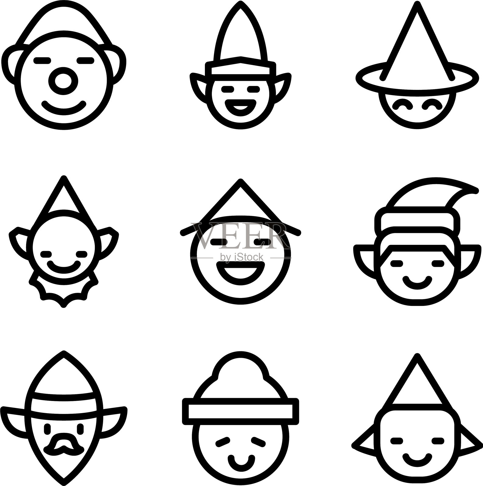 矮人图标或标志孤立符号符号图标素材