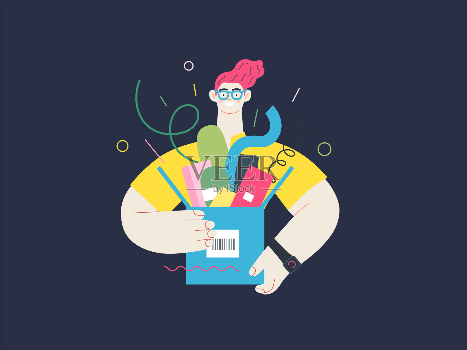 折扣销售推广插画图片素材