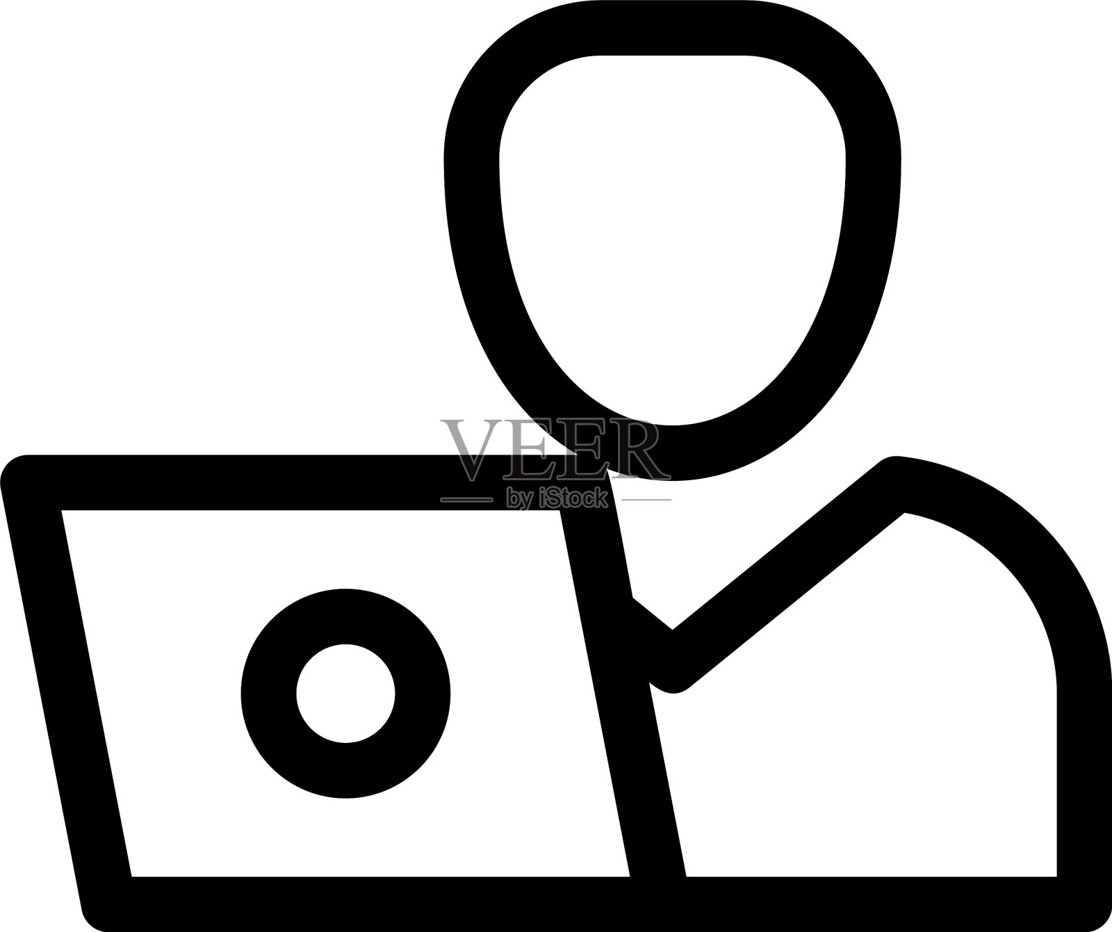 自由图标或标志孤立符号符号插画图片素材