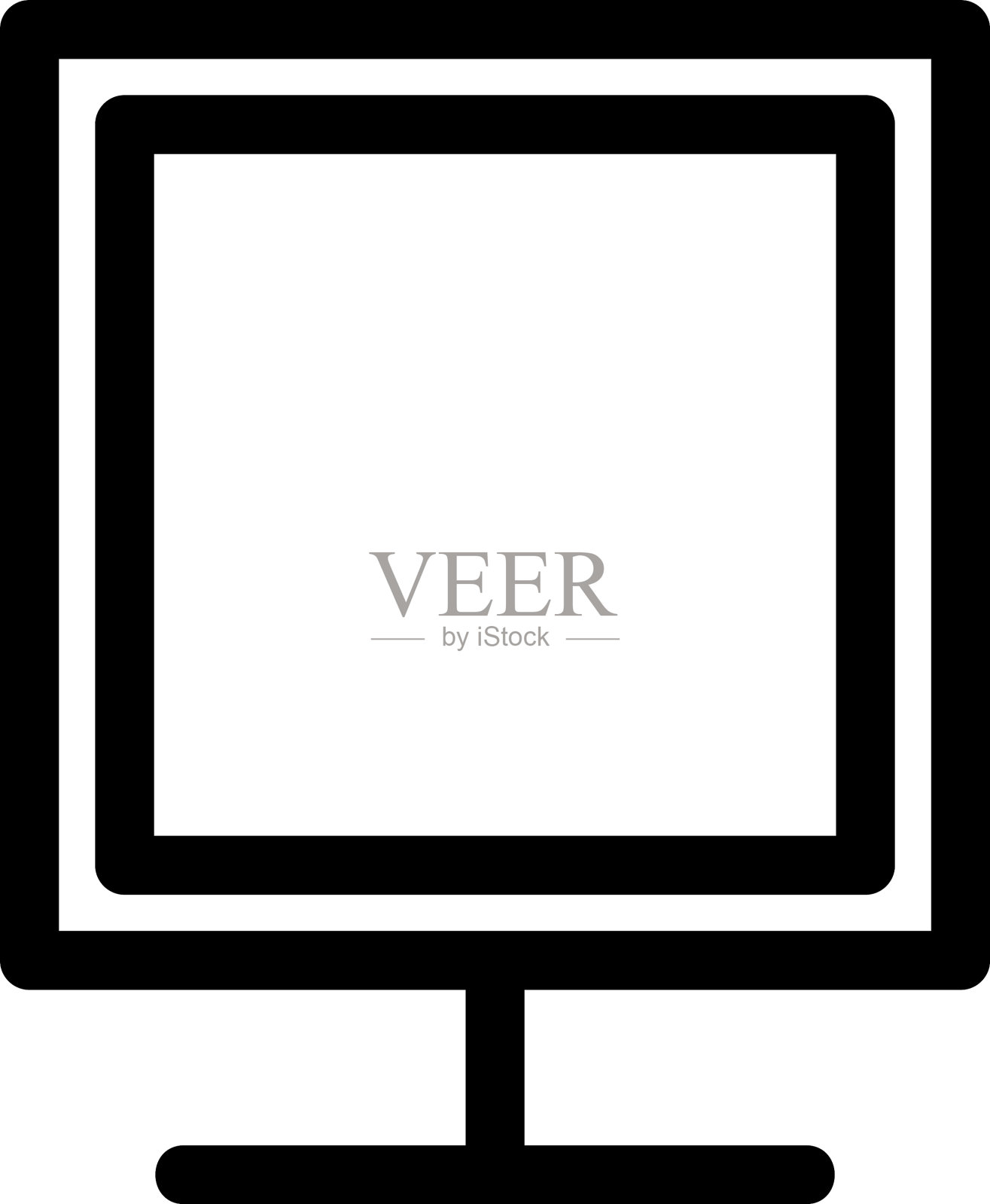 笔记本电脑图标或标志孤立符号符号图标素材