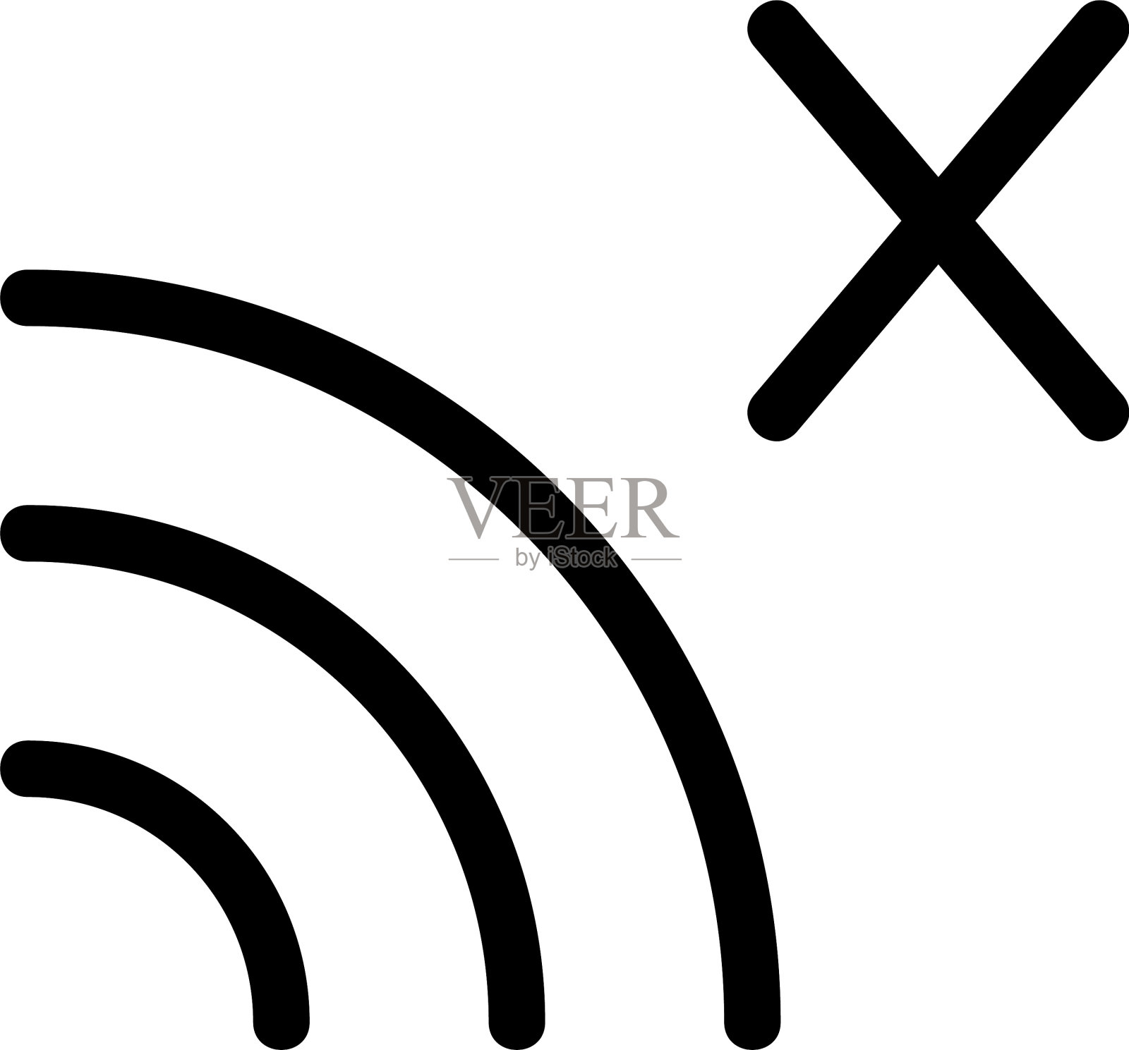 无信号图标或标志孤立标志符号图标素材