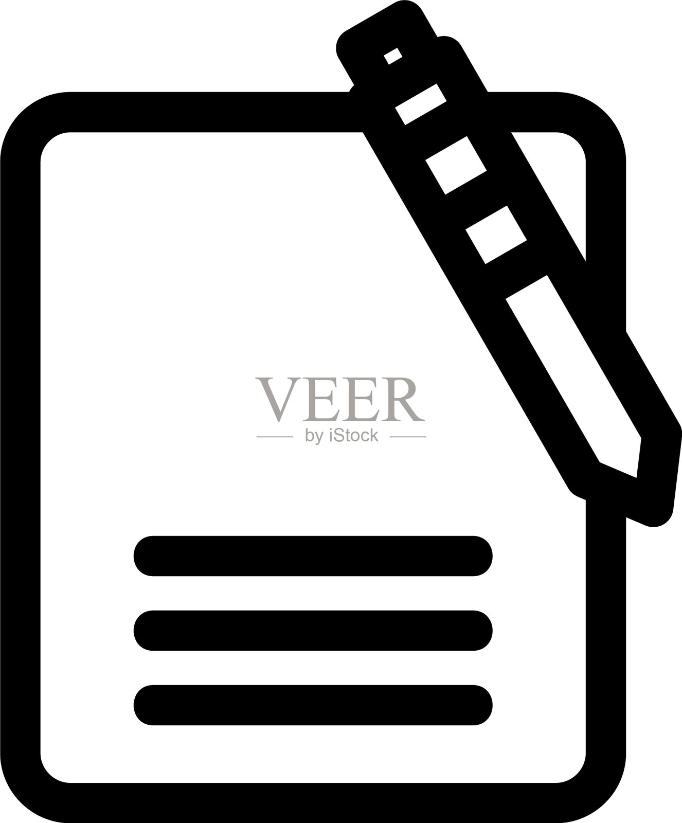 笔记本图标或标志孤立标志符号插画图片素材