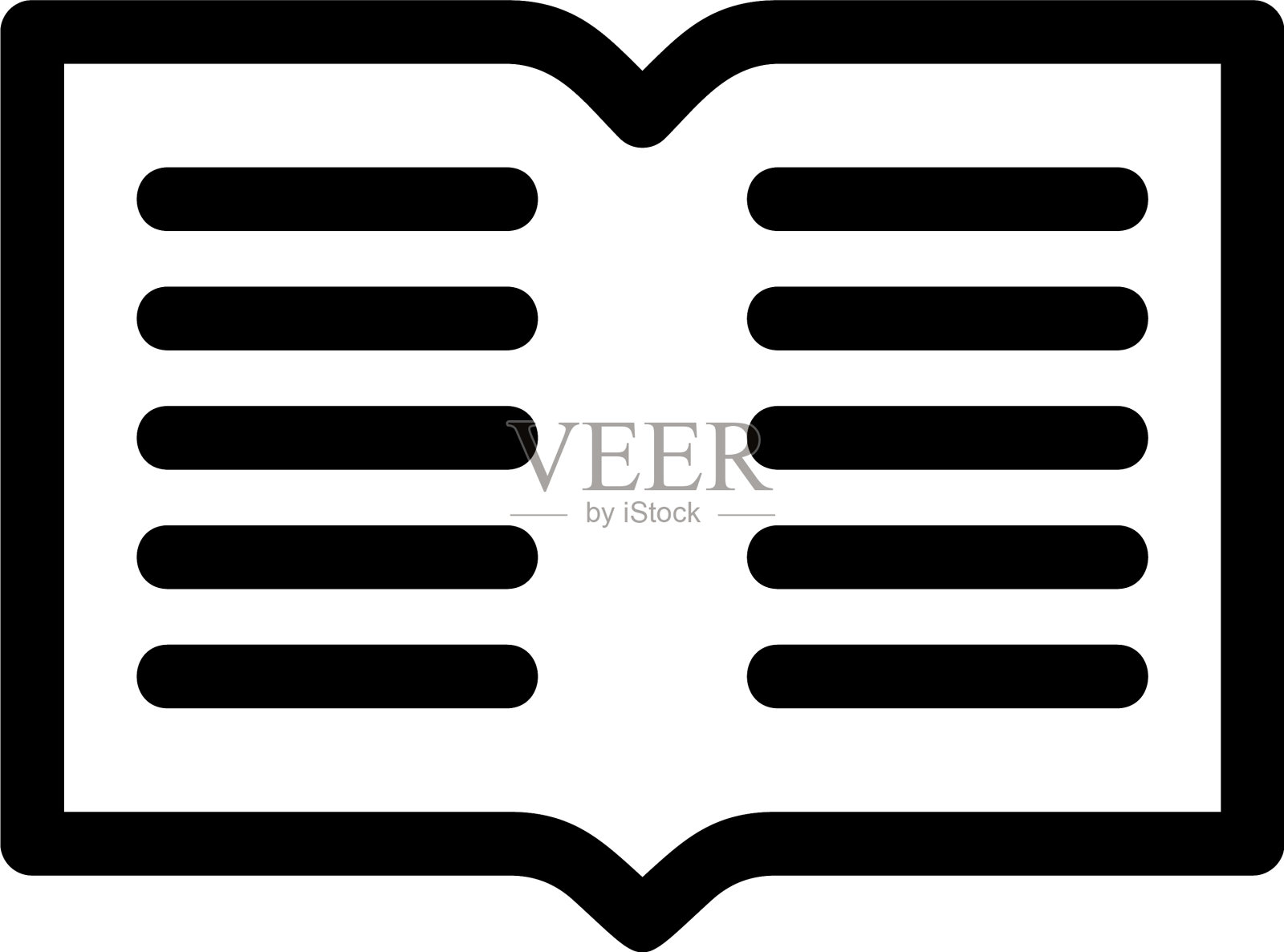 笔记本图标或标志孤立标志符号插画图片素材