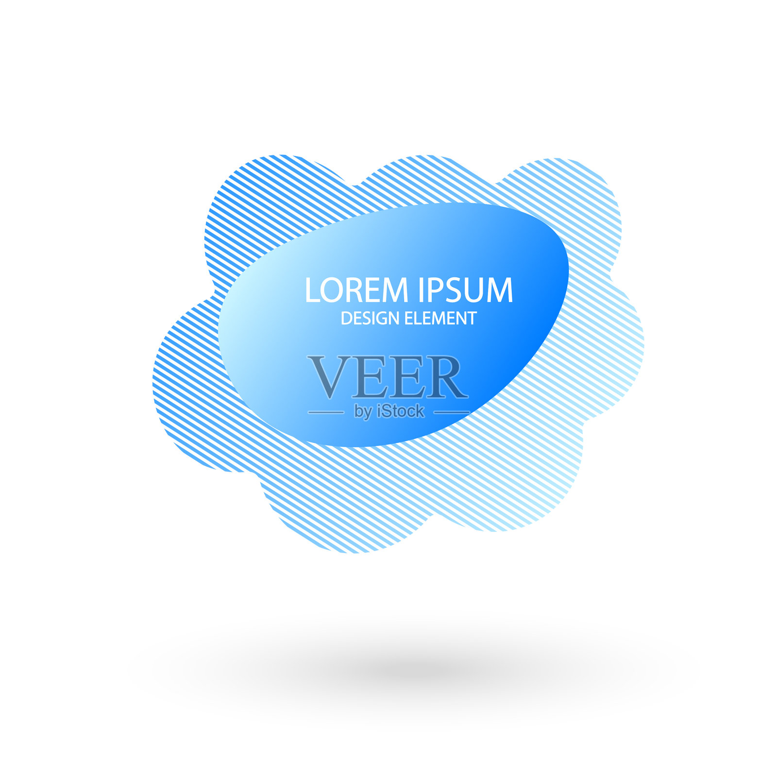 流体框架孤立在白色背景抽象插画图片素材