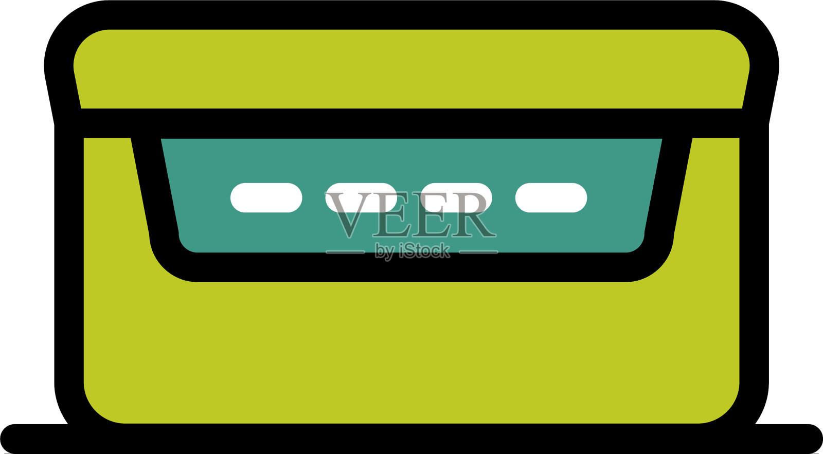 彩色午餐盒图标设计元素图片