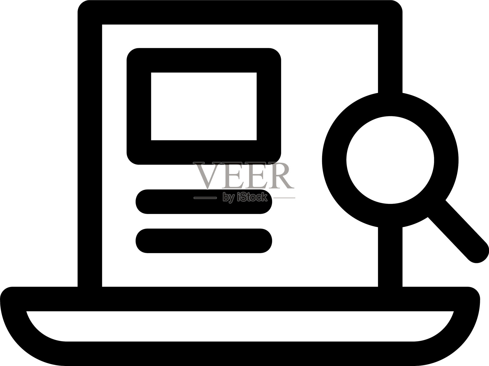 寻找工作图标或标志孤立的标志符号图标素材