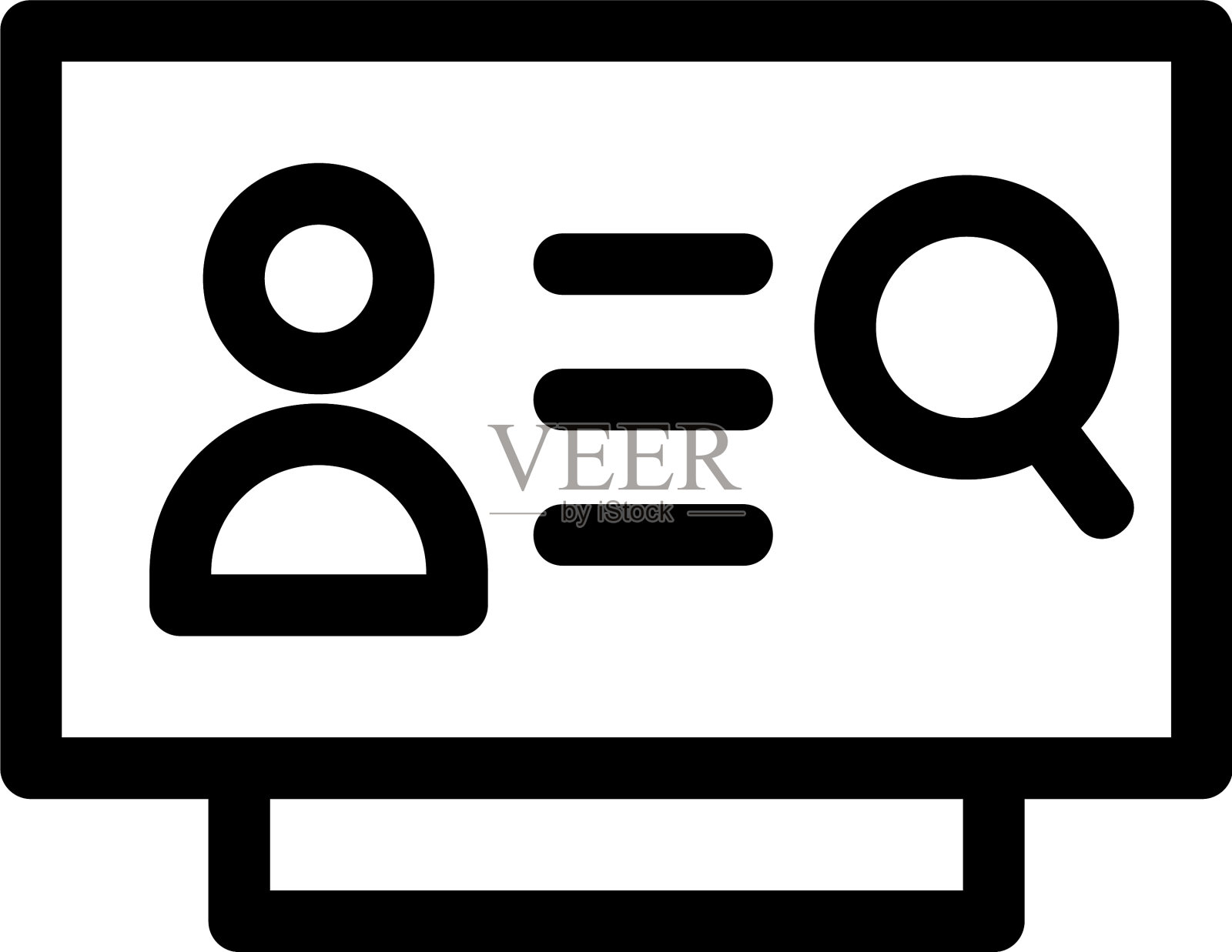 寻找工作图标或标志孤立的标志符号图标素材