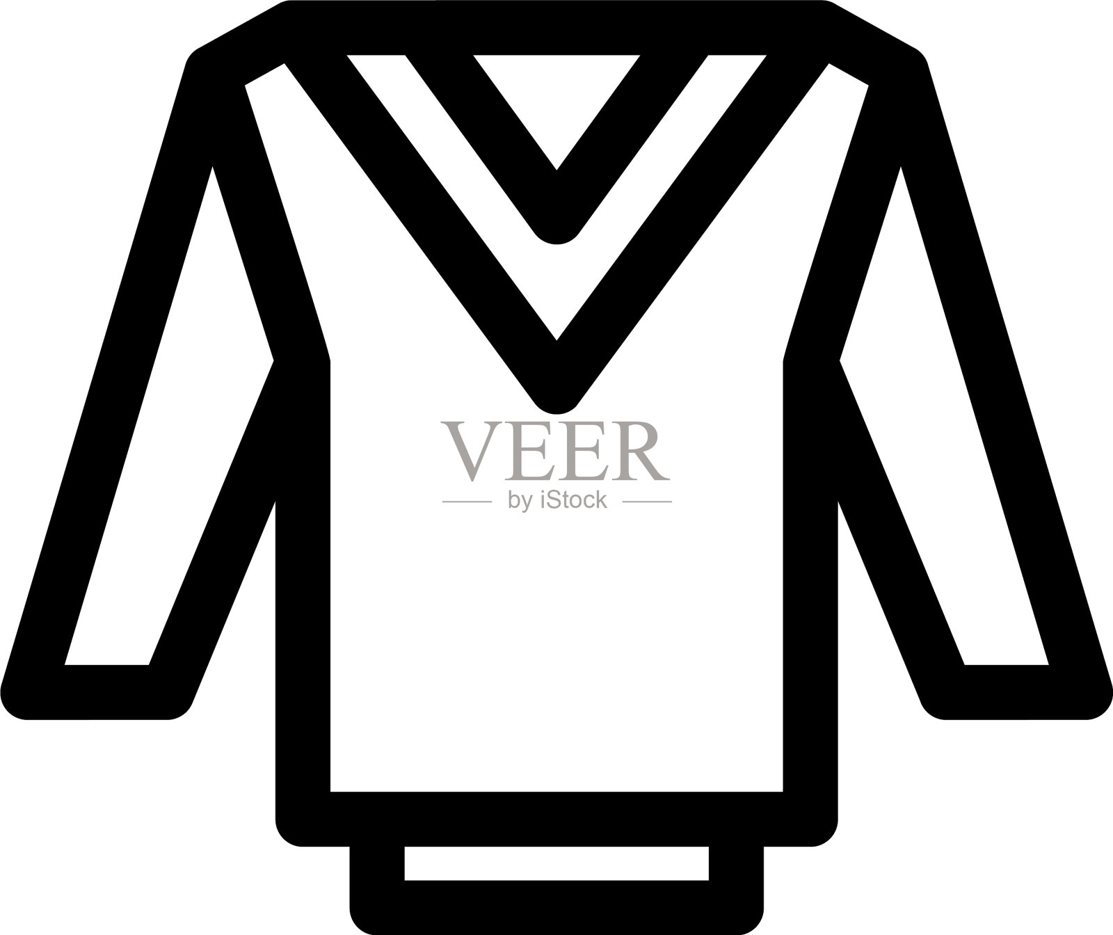 衬衫图标或标志孤立标志符号插画图片素材