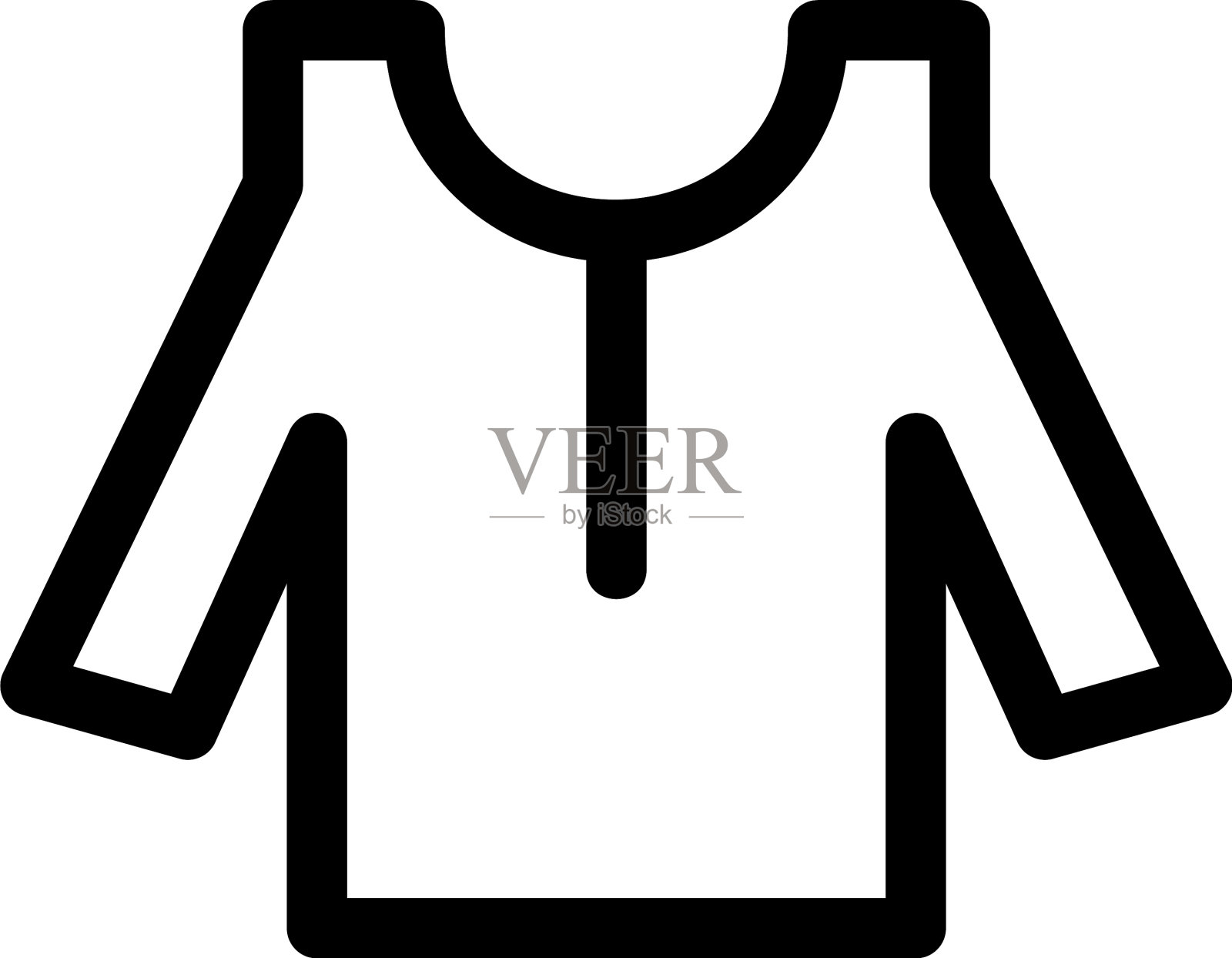 衬衫图标或标志孤立标志符号插画图片素材