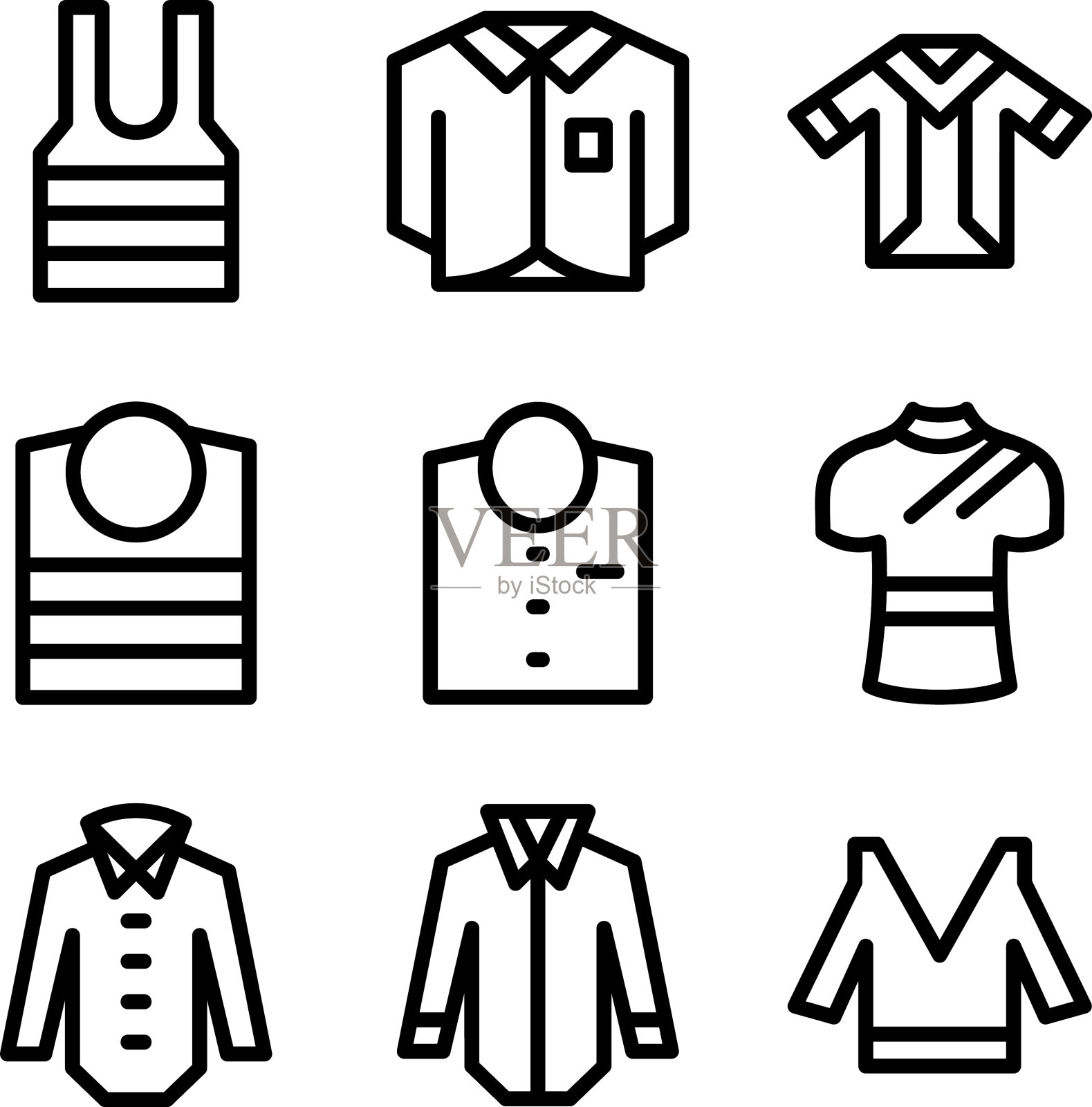 衬衫图标或标志孤立标志符号图标素材