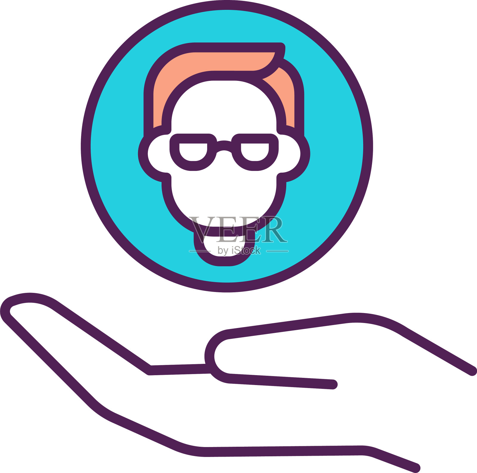 招聘RGB颜色图标设计元素图片