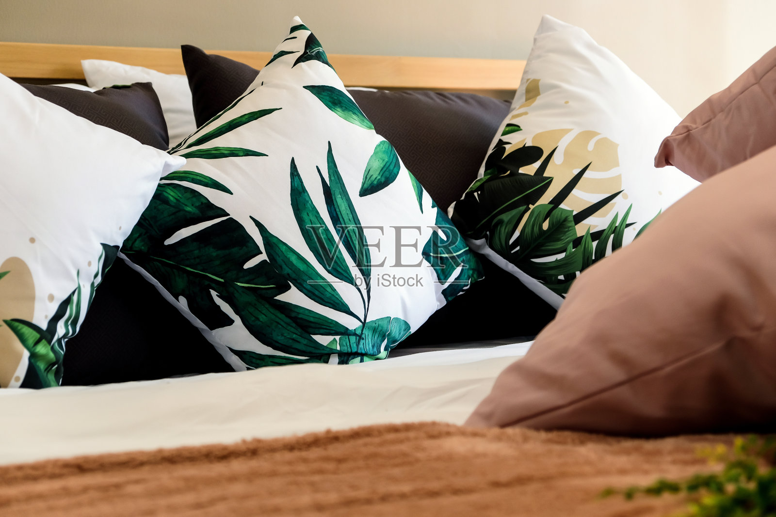 卧室室内装饰照片摄影图片