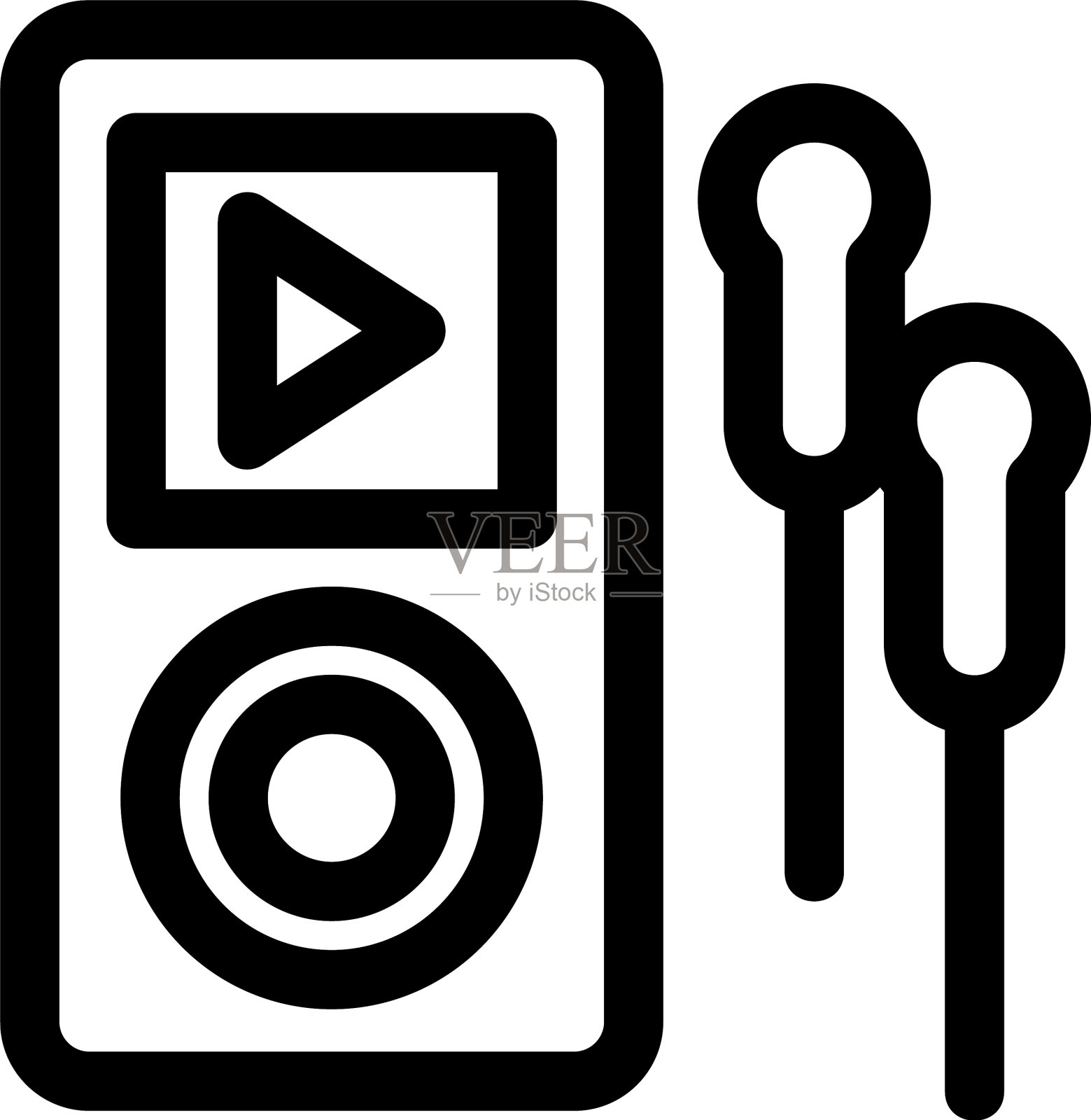 IPod图标或标志孤立标志符号图标素材