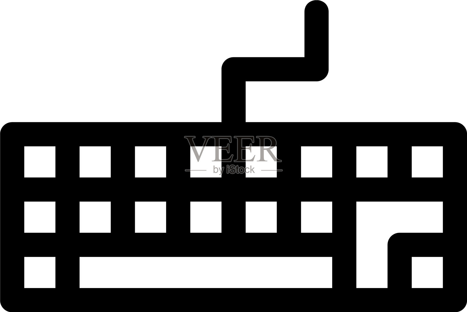 键盘图标或标志孤立符号符号图标素材