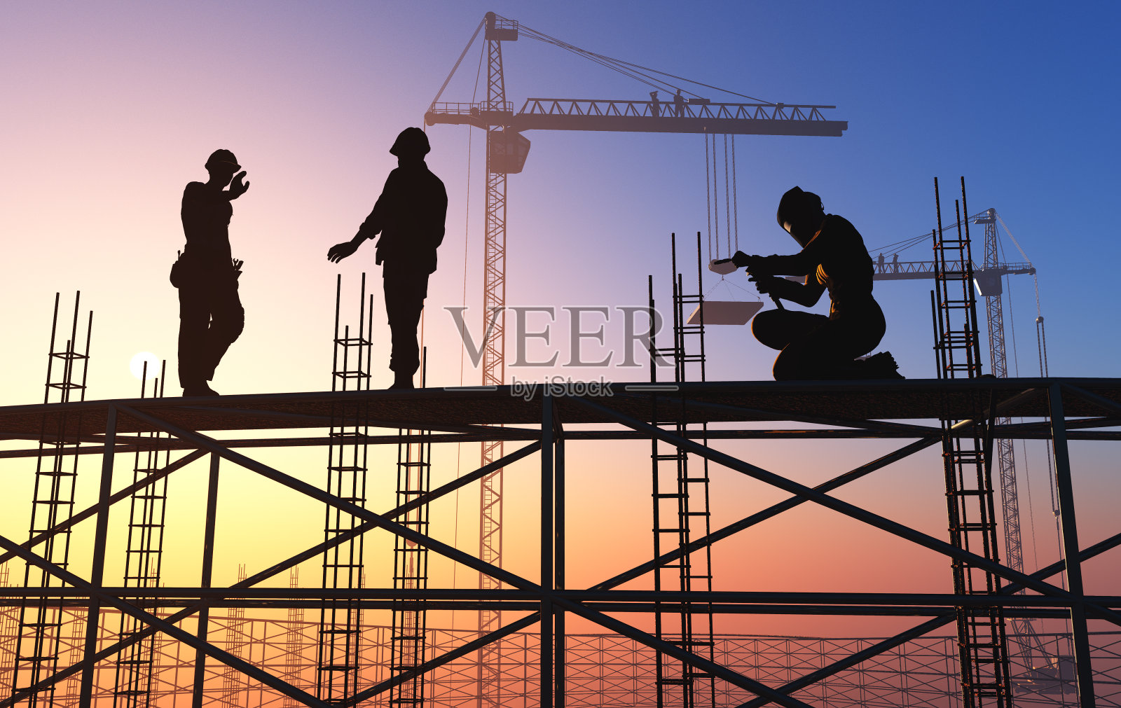 建筑施工。照片摄影图片