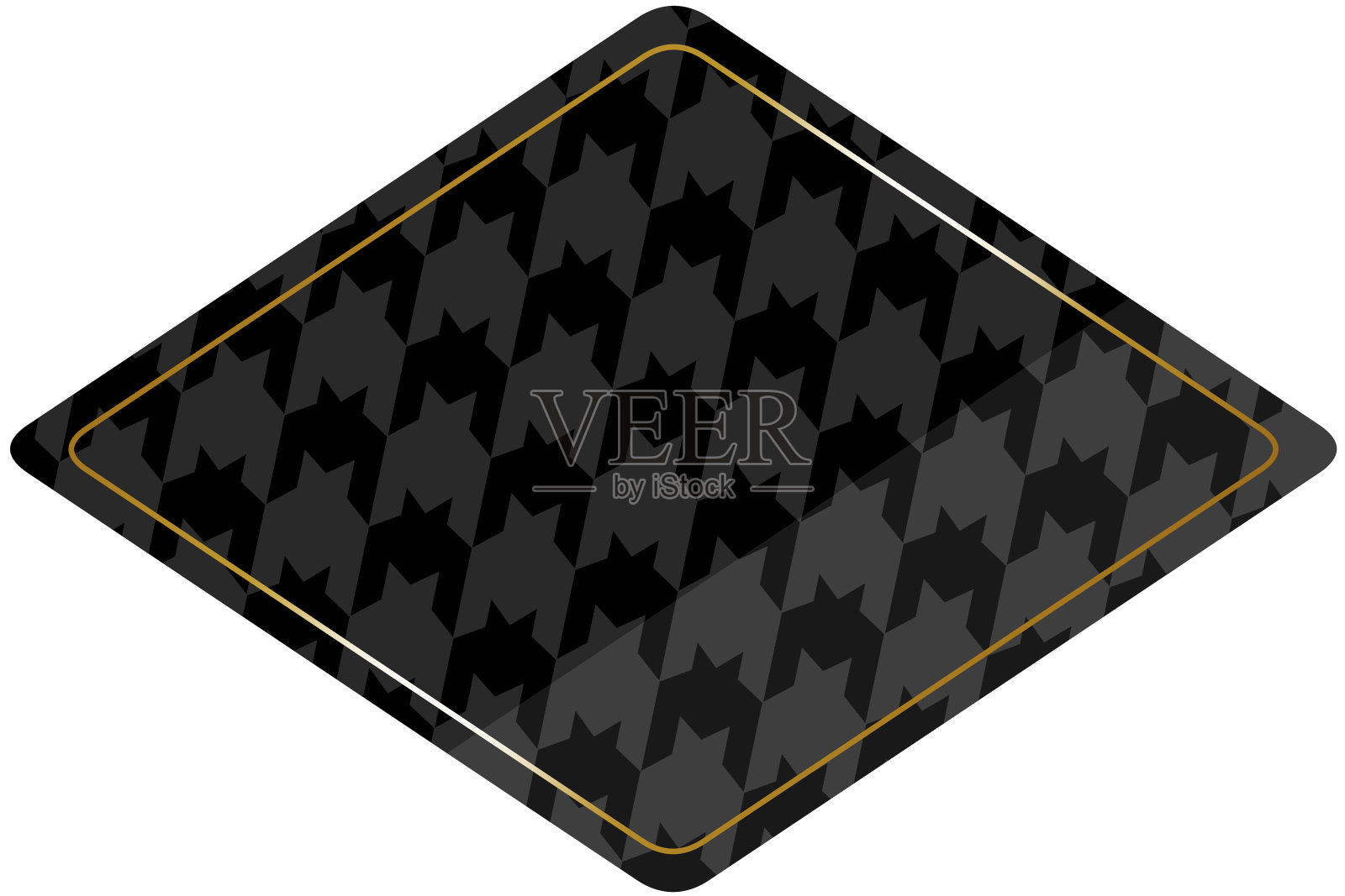 菱形框插画图片素材